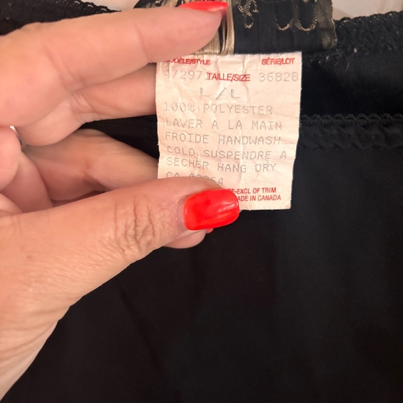 y2k vintage thrift skirt sheer layers * says large but I think xl - Picture 3 of 5